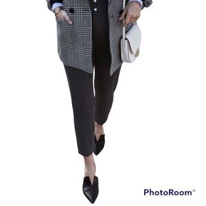 Vince Black Darlington D’orsay Leather Flats